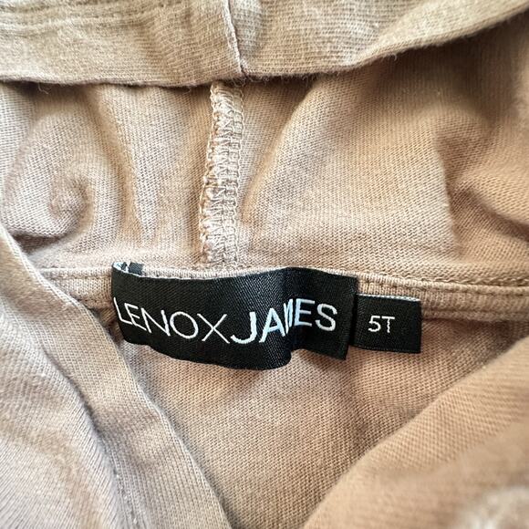 Lenox James Brown Hooded Tee VGUC 5T - Picture 2 of 3